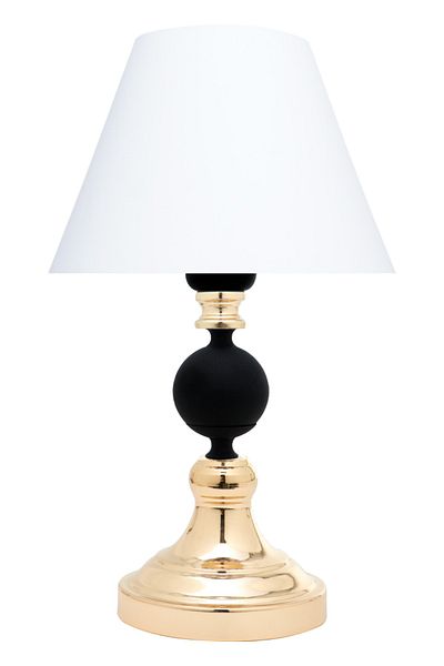 MINIMAL ETICARET VE BILGI TEKNOLOJILERI Omega Contrast Black - Gold Cone Mini Lampshade