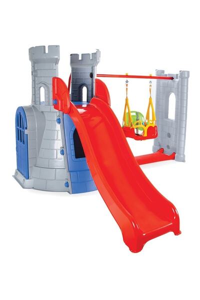 PİLSAN Kale Kaydırak Ve Salıncak Seti