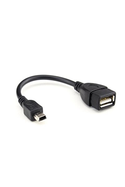 Platoon Usb On-the-go (otg) Cable, 0.20 Meters, Awg 28, Compatible Usb A, Female to Mini Usb B, 5-pin, Male