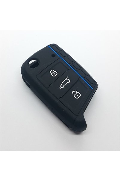 Asmenur Seat Ibiza Compatible Silicone Key Case Cover