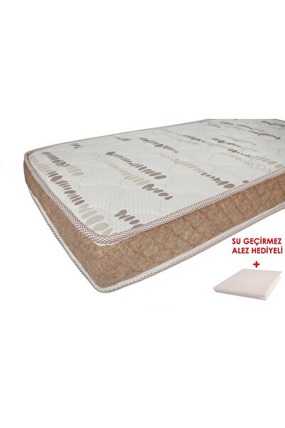 Pure Sleep 50x85x10 Örme Pamuk Terletmeyen Omurga Dostu Sünger Bebek Yatağı (su Geçirmez Alez Ile Birlikte)