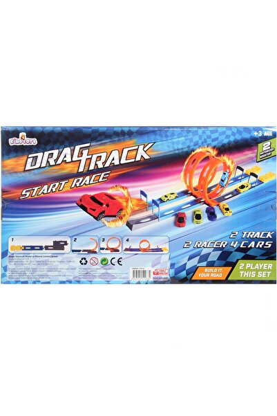 King Toys Drag Track Yarış Pisti 18 Parça