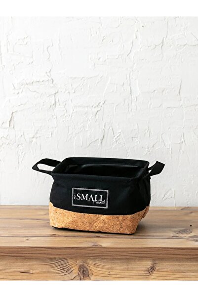 LC Waikiki LCW Home Slogan Baskılı Organizer Sepet 20x16x14 Cm