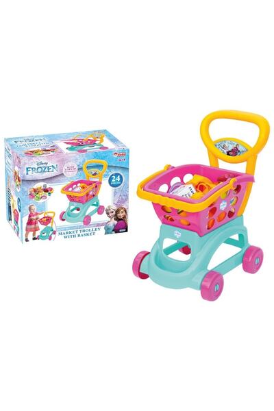 FEN TOYS 03599 Dede, Frozen Sepetli Market Arabası