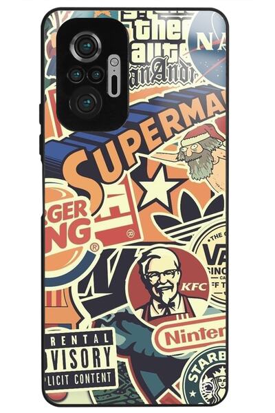 WANNA PROTECT حافظة هاتف لامعة متوافقة مع هاتف Xiaomi Redmi Note 10 Pro
