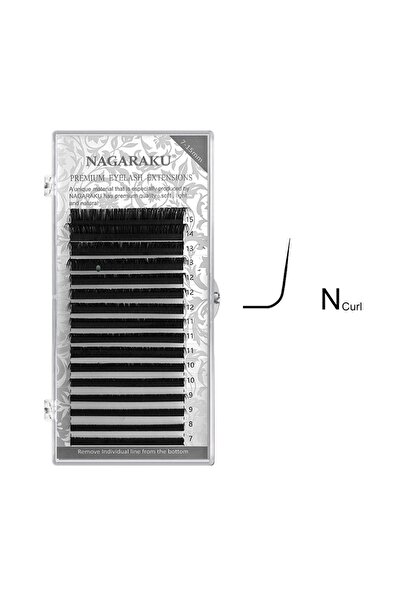 NAGARAKU N Kıvrım 0.07 Kalınlık Mix Uzunluk Ipek Kirpik