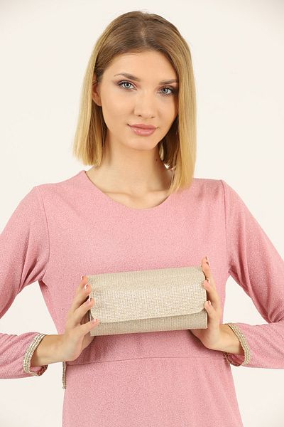 efnanstore Βραδινή τσάντα φορέματος με ριγέ στήθος