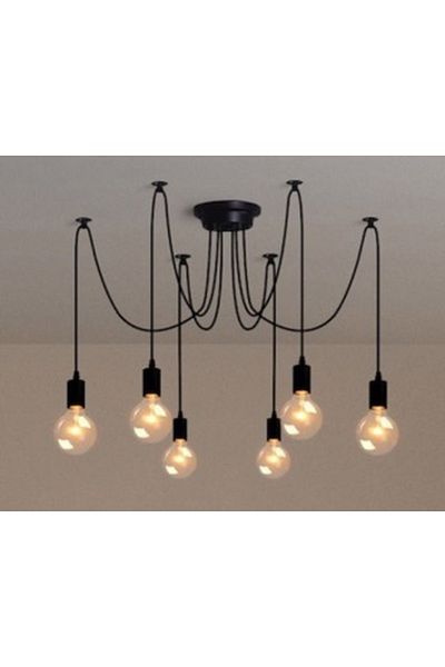 Modalight Set of 6 Retro Modern Spider Chandeliers