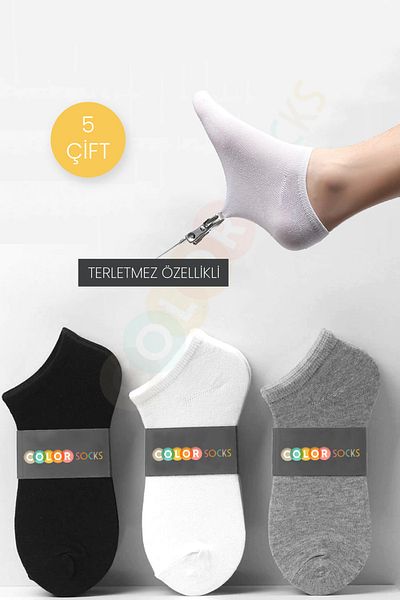 Color Socks 5 ζευγάρια Unisex βαμβακερές καλοκαιρινές κάλτσες