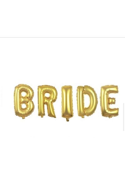 BEST PARTİ DOĞUM GÜNÜ PARTİ SÜSLERİ Foil Balloon Bride Gold 16 Inch