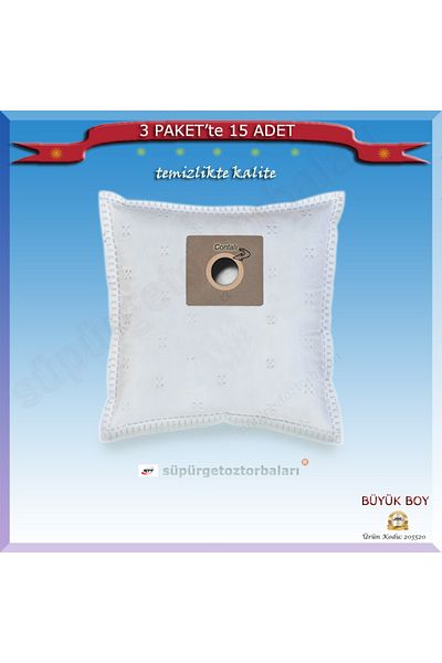 Arçelik كيس غبار للمكنسة الكهربائية S 4240 - 15 قطعة KD55