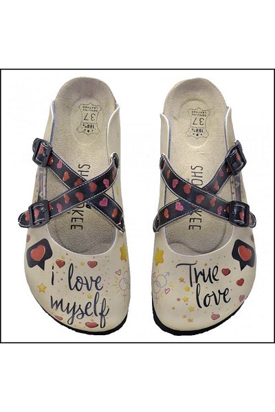Shoerokee Women's Beige True Love Slippers