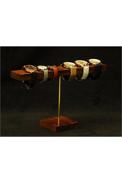 Tiydem Jewelry Bracelet/Bangle/Watch Display Stand, Showcase Wooden Jewelry Display Stand (single 10 Cm)