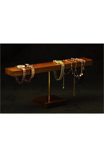 Tiydem Jewelry Bracelet/Bangle/Watch Display Stand, Showcase Wooden Jewelry Display Stand (single 10 Cm)