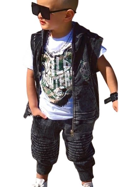 Tarz Çocuk Boy's Wild Hunters Sports Set with Vest
