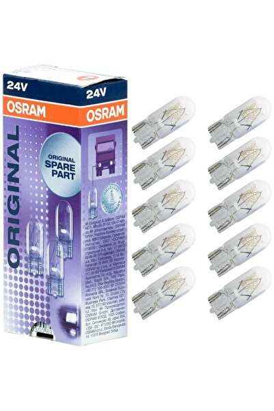 Osram 2845 Fs10 24 Volt T10 Dipsiz Ampul 5watt 10 Adet
