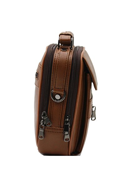 Fiyaka Wp-3002 Men's Bag - Medium Upright Cover, Hand and Cross Strap, Tan