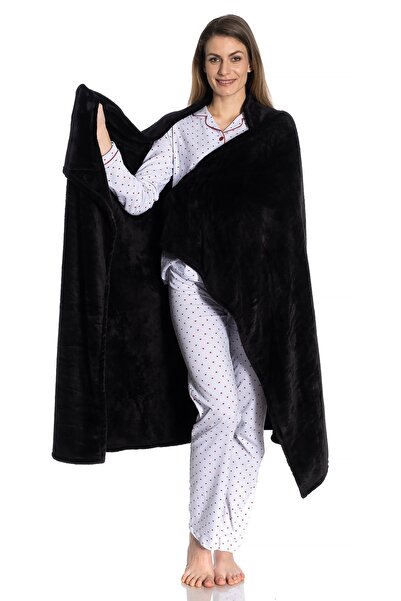 eumenia Siyah Welsoft Tv Battaniyesi