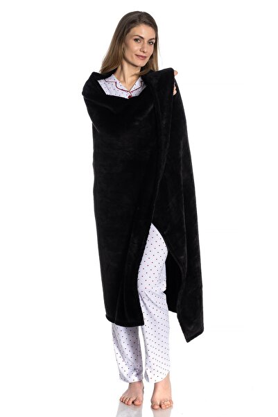 eumenia Siyah Welsoft Tv Battaniyesi