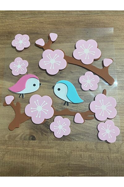 Micheal Brandon 3d Duvar Stickerı Ağaç Kuş Motifli