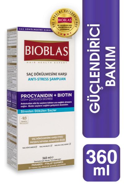 Bioblas Bioblas Antistresový a protišampón proti texturaci 360 ml