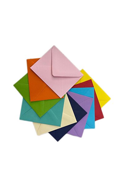 ASİL ZARF Asil Doğan Renkli Zarf 7x9cm 10'lu