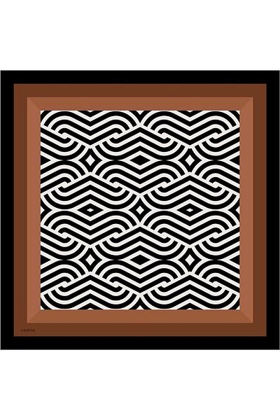Armine Μεταξωτό κασκόλ 8153d (twill) (νοσταλγία)