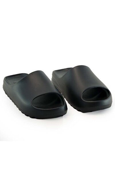EVAMOOD Papuci negri unisex Yeezy Slide