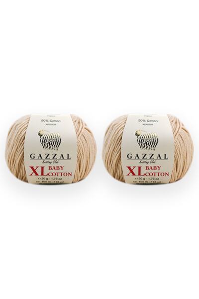 Gazzal Baby Cotton Xl 50 Gr, 5-Pack Amigurumi, Punch Needle Yarn Taka Yarn (3445 Xl)