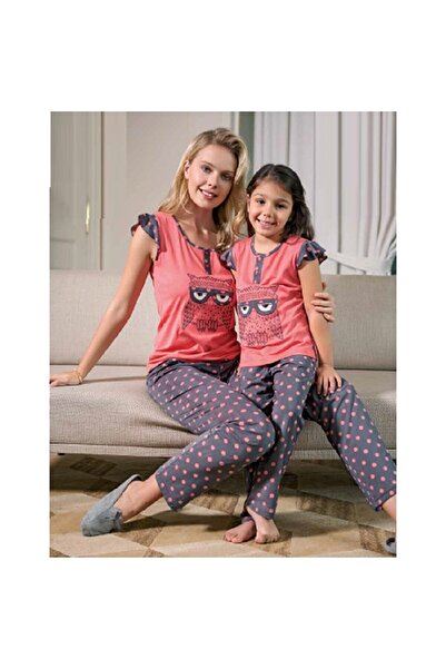 Yeni İnci Kısa Kollu Yazlık Çocuk Pijama Takımı Ckp264