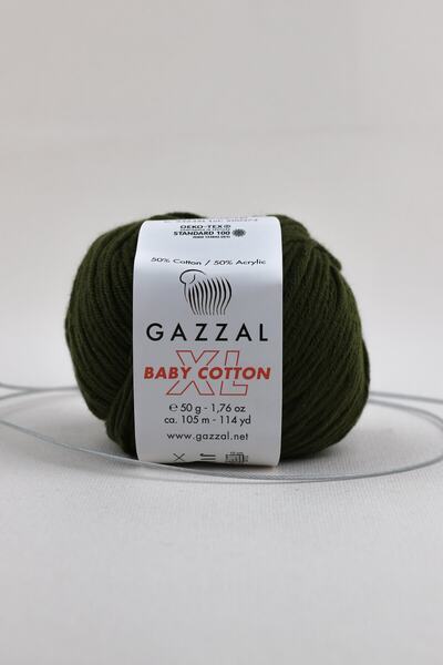Gazzal Baby Cotton XL 50g, 5-Pack Amigurumi, Punch Knitting Yarn Taka Yarn (3463 XL)