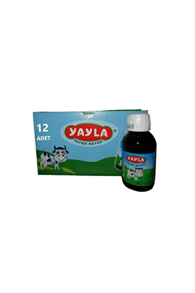 Yayla 100 gr Peynir Mayası 12 Adet Cam