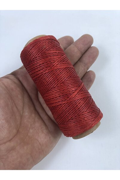 Hobigram Red Color Waxed Thread 10 Meters – Knitting Thread, Stylish Design, Women's Accessory – Knitting Thread