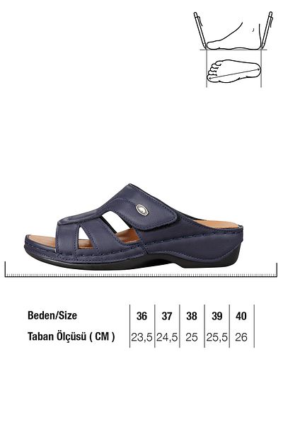 Paleng Gezer Genuine Leather Women's Slippers