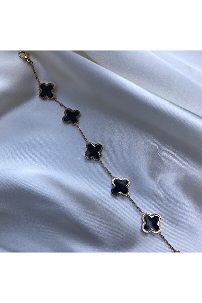 Shining Accessory سوار فولاذي أسود