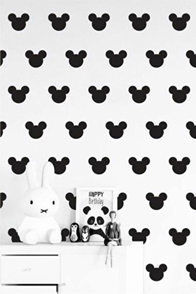 MegaSticker Sevimli Mickey Mouse Çocuk Odası Duvar Sticker - Home Sticker