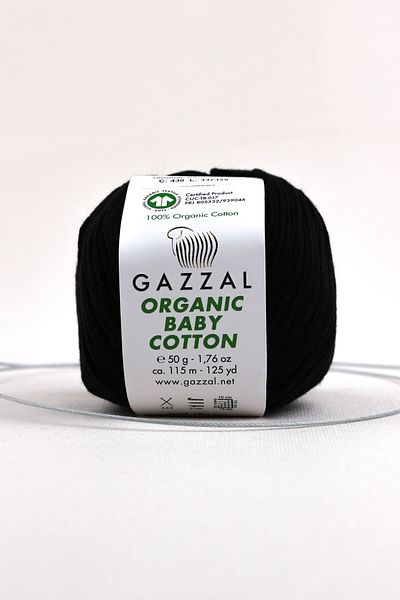 Gazzal Organic Baby Cotton 50 Gr Pack of 5 100% Organic Cotton Hand Knitting Yarn Taka Yarn (430 Obc)