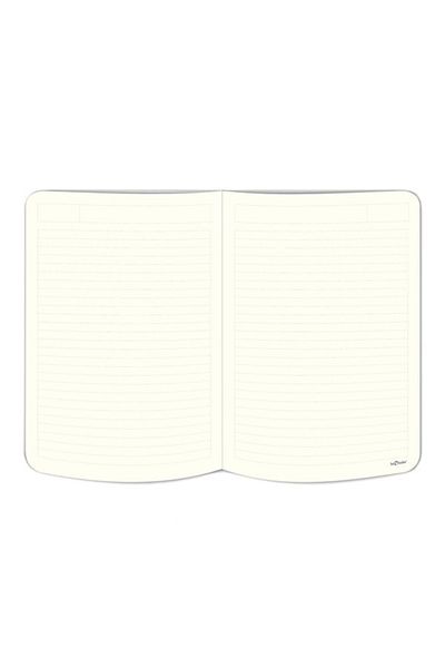 Le Color Fabric Notebook Striped Elastic Leopard