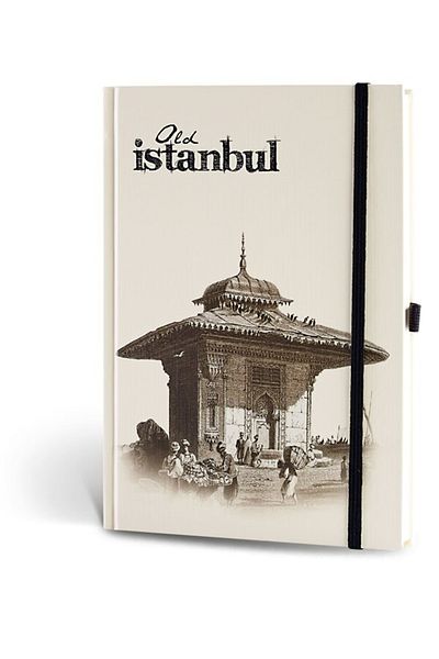 Le Color Old Istanbul Pocket Journal Striped Elastic Fountain