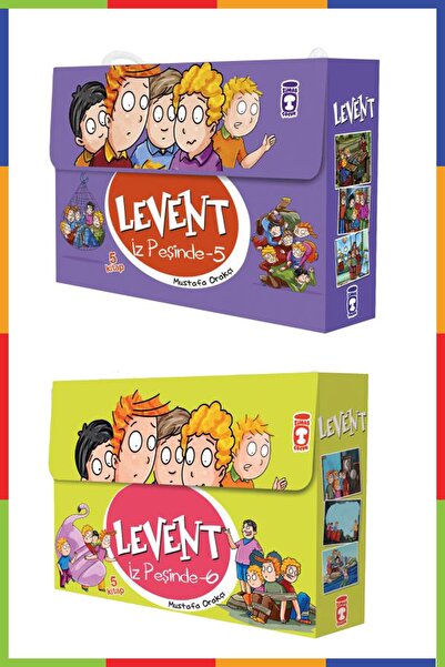 Timaş Çocuk Levent Iz Peşinde 5 Ve 6 Setleri 2 Set 10 Kitap