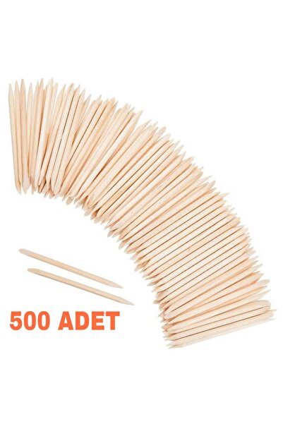 SİNKA Manikür Çubuğu 500 Lü Ahşap Et Itici Krong