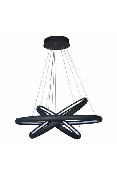 TRİOLUX Led Avize Sarkıt Vısgraat Tr1v097a Pro Ø85cm Boya:antrasit - Işık:6500k Soğuk Beyaz