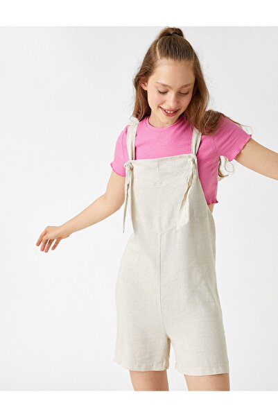 Koton Shorts, Overalls, Tasche, detaillierter Riemen