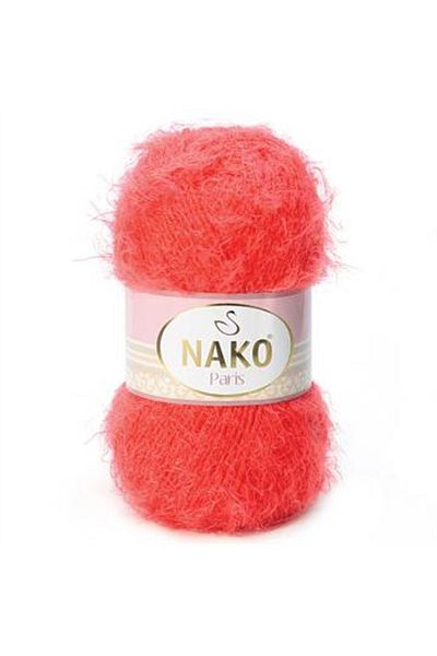 NAKO Paris Colored Knit - Lanyard and Yarn Detailed, Pomegranate Flower Pattern: 11271