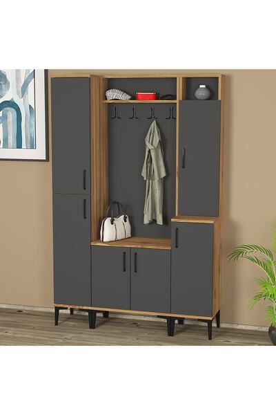 Kalender Dekor Rose-1-2-3 Portmanto Vestiyer Ayakkabılık