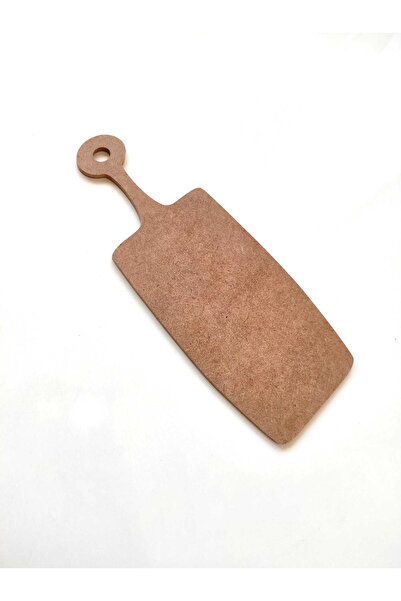 DEKOLOBİ Uzun Sunumluk Supla 30*12 Cm Ham Mdf / Ahşap Dekoratif Taş Boyama Supla