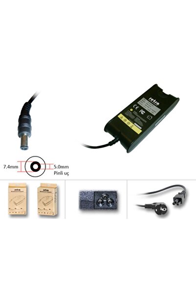 Dell 19.5v 4.62a (90w) 5.0mm\7.4mm - Notebook Adaptör Rna-dl04