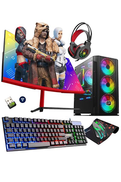 Zeiron Rgx780 Ryzen 5 3600 32gb 512gb M.2 + 1tb Gtx1650 24" 165hz Oyuncu Masa...