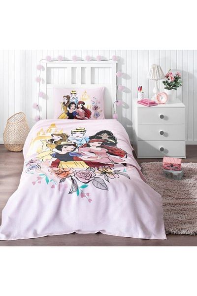 Özdilek Licensed Disney Princess Rose Pike Set Single Ranforce
