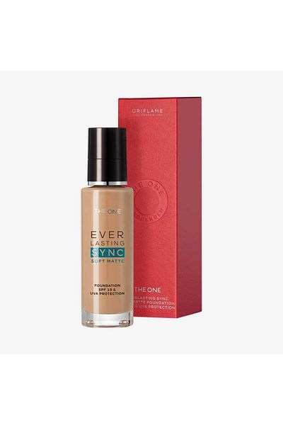 Oriflame The One Everlasting Sync Soft 12 Hours Lasting Matte Foundation-beige Warm